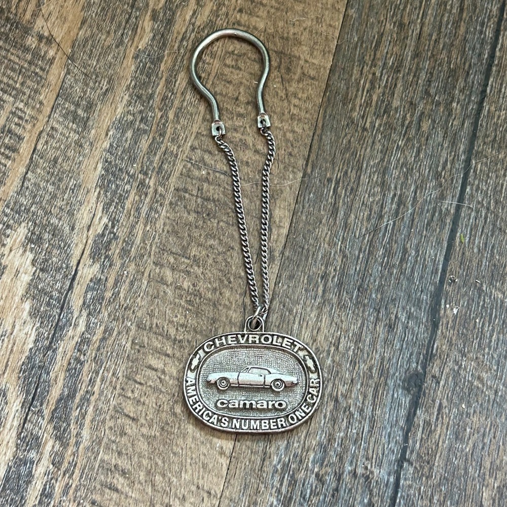 Vintage 1967 Chevrolet Camaro Dealership Promo America's Number One Car Keychain